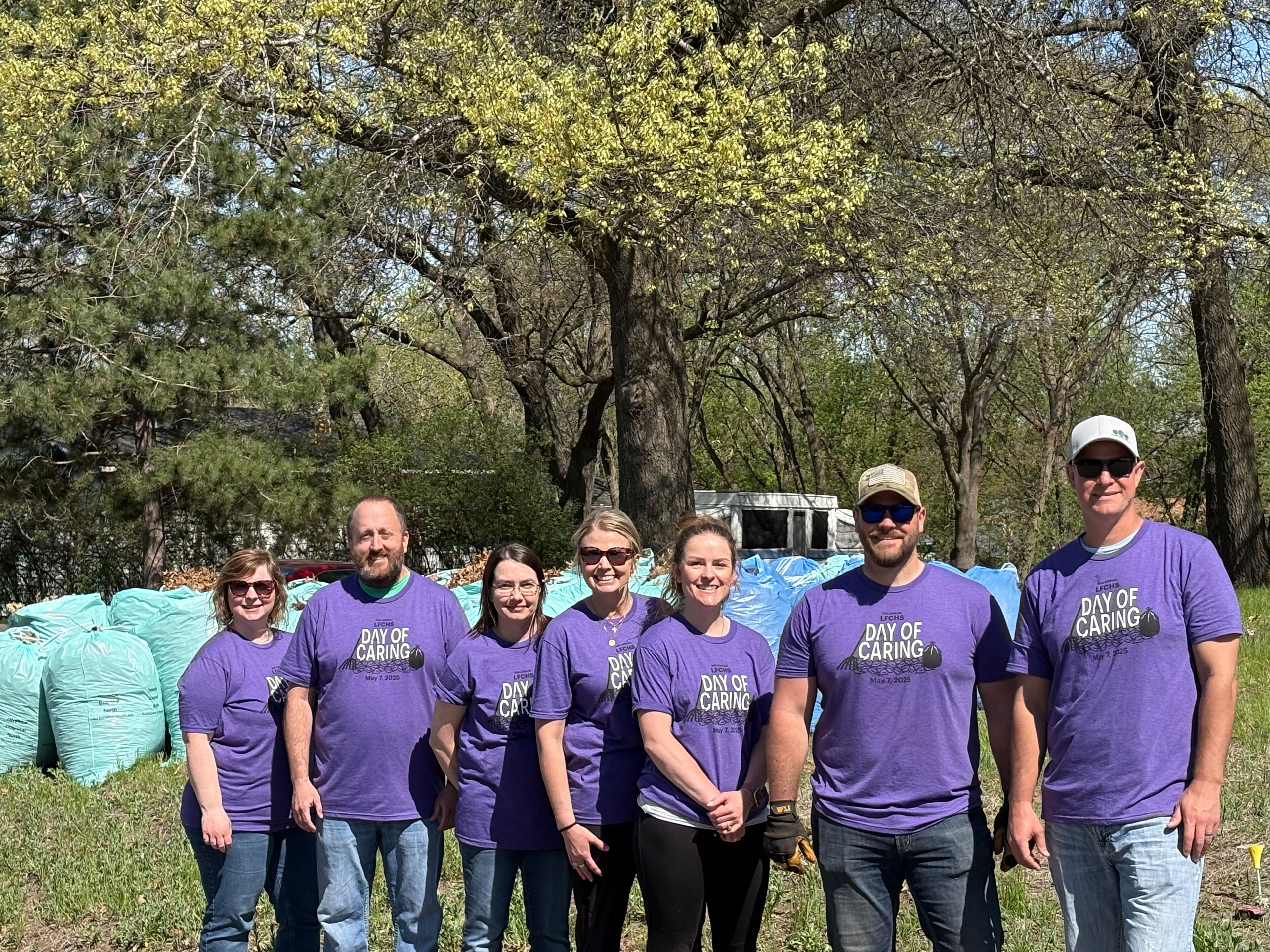 Group of volunteers for Day of Caring